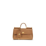 Dolce & Gabbana Beige Calf Leather Bos Taurus Shoulder Bag