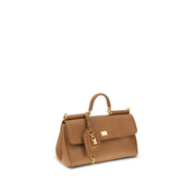 Dolce & Gabbana Beige Calf Leather Bos Taurus Shoulder Bag Dolce & Gabbana