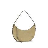 Beige Calf Leather Bos Taurus Shoulder Bag