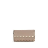 Beige Calf Leather Bos Taurus Wallet