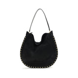 Black Calf Leather Bos Taurus Shoulder Bag