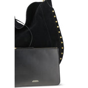 Black Calf Leather Bos Taurus Shoulder Bag
