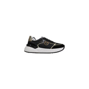 PINKO Black Leather Low Top Sneakers