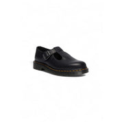 Black Leather Platform Pumps