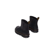 Black Leather Ankle Boots