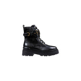 PINKO Black Leather Ankle Boots