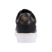Black Polyethylene Low Top Sneakers