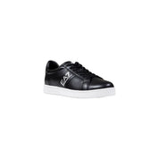 Black And White Leather Sneakers