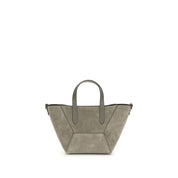 Beige Calf Leather Bos Taurus Shoulder Bag