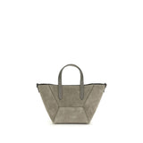 Beige Calf Leather Bos Taurus Shoulder Bag