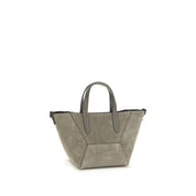Beige Calf Leather Bos Taurus Shoulder Bag