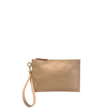 Pink Polyurethane Women Clutch