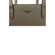 Grey PU Women Shoulder Bag