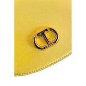 Yellow PU Women Crossbody Bag