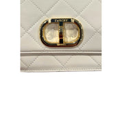 Beige PU Women Crossbody Bag