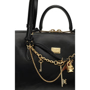 Black Calf Leather Bos Taurus Shoulder Bag