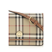 Beige Polyurethane Wallet