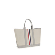 Gray Fabric Shoulder Bag