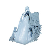 Azzurro Poliuretano Women Backpack