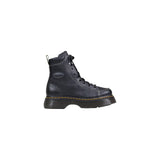 Black Leather Ankle Boots