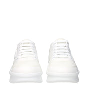 Prada White Fabric Low Top Sneakers
