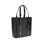 Black Calf Leather Bos Taurus Shoulder Bag