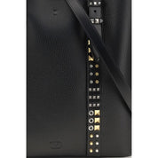 Black Calf Leather Bos Taurus Shoulder Bag