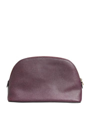 Dolce & Gabbana Dark Purple Leather DG Logo Zip Around Hand Purse Wallet Dolce & Gabbana