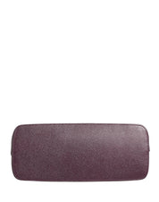 Dolce & Gabbana Dark Purple Leather DG Logo Zip Around Hand Purse Wallet Dolce & Gabbana