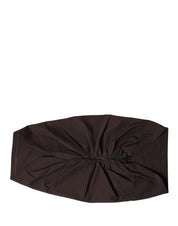 Brown Viscose Wide Belt Waist Cummerband Men