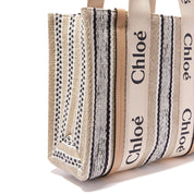 Beige Linen Tote Bag