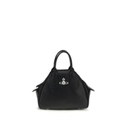 Black Polyurethane Handbag