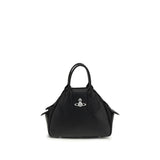 Black Polyurethane Handbag