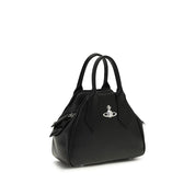 Black Polyurethane Handbag