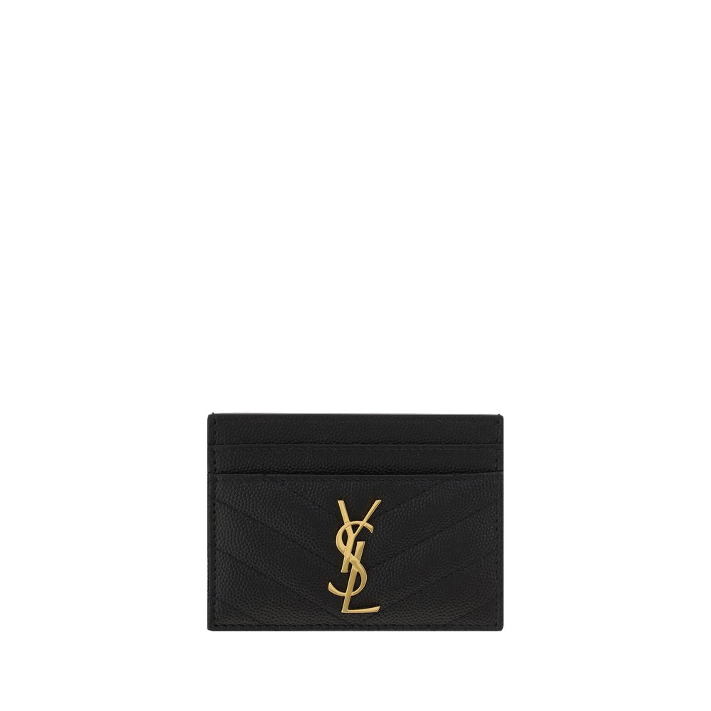 Saint Laurent Black Calf Leather Bos Taurus Wallet Saint Laurent