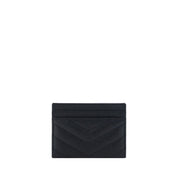 Saint Laurent Black Calf Leather Bos Taurus Wallet