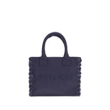 Blue Cotton Shoulder Bag