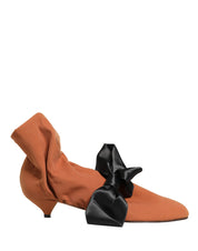 Brown Black Suede Boots Shoes