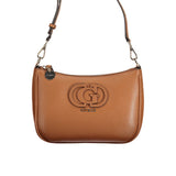 Marrone Poliuretano Women Handbag
