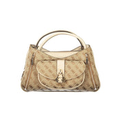 Beige Poliuretano Women Handbag