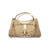 Beige Poliuretano Women Handbag