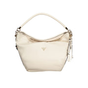 Black Polyurethane Women Handbag