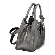 Guess Jeans Nero Poliuretano Women Handbag