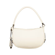 White Polyurethane Women's Handbag