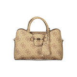 Black Polyurethane Women Handbag