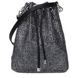 Black Satin Crossbody Bag