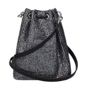 Black Satin Crossbody Bag