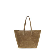 Beige Calf Leather Bos Taurus Shoulder Bag