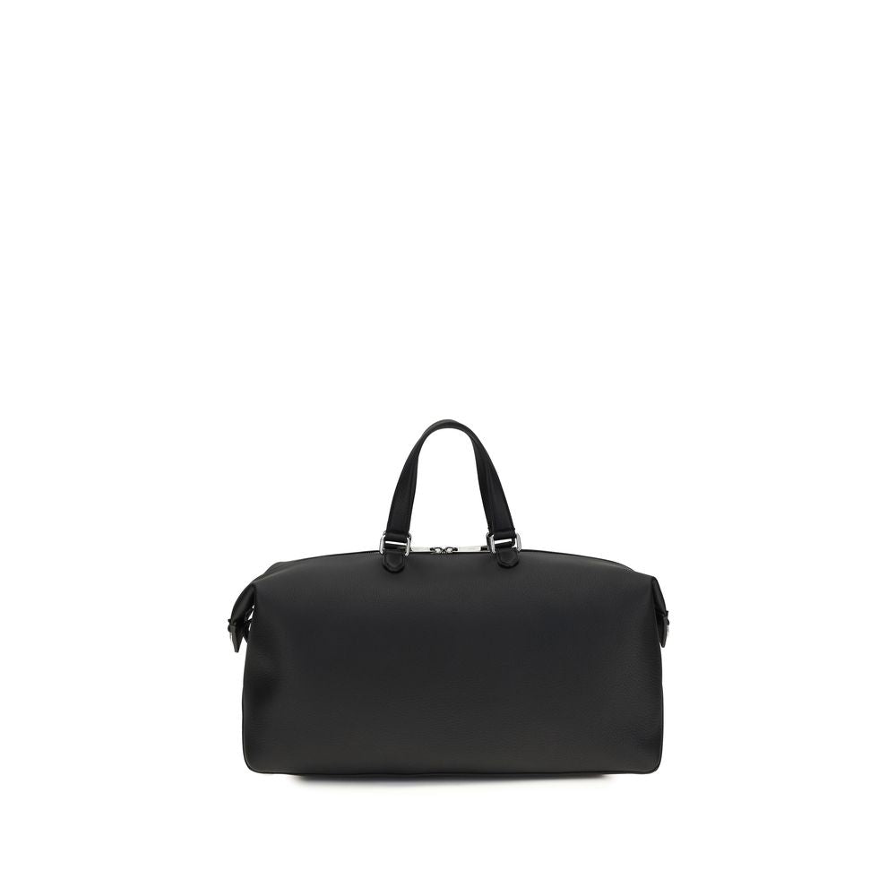 Fendi Black Calf Leather Bos Taurus Luggage And Travel Fendi