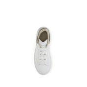 Alexander McQueen White Calf Leather Bos Taurus Chunky Sneakers